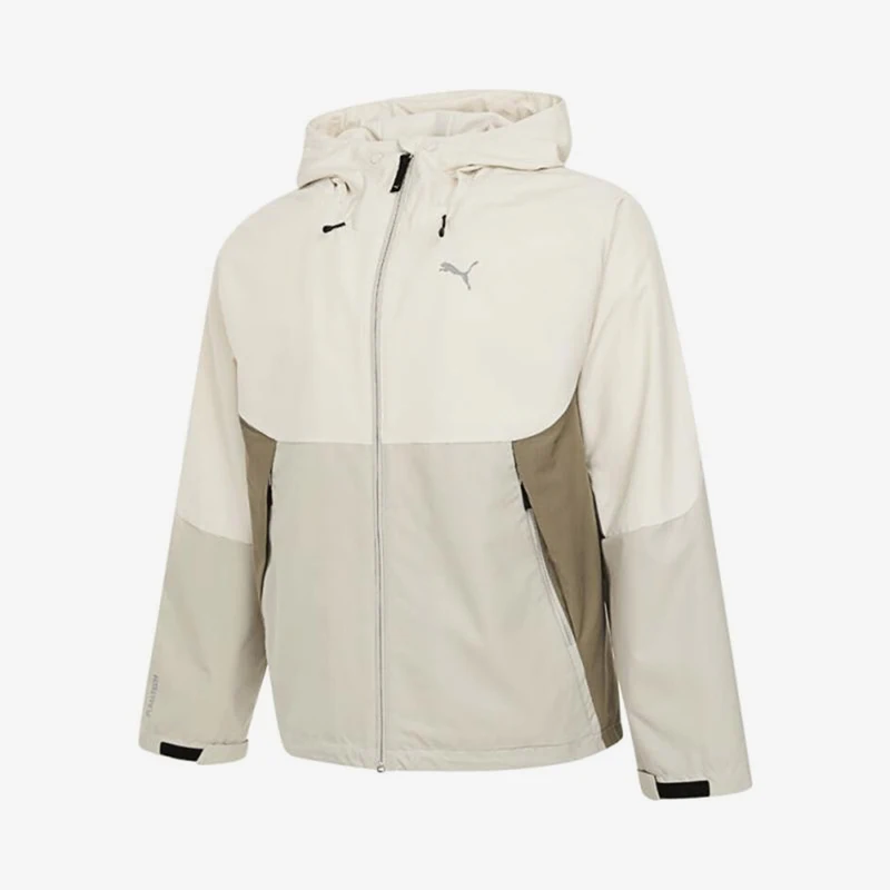 

Puma genuine new men's sports zipper woven hooded jacket 632485-68