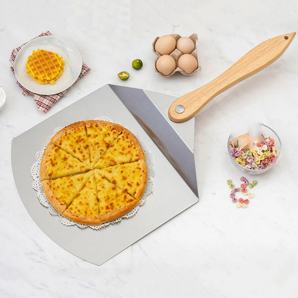 

Baking Shovel Cake Transfer Spatula Kitchen Tool Folding Home Pizza Spade Cake Transfer Shovel Easy Storage Baking Tools