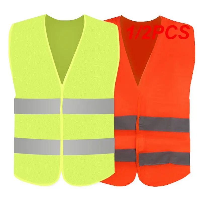 1/2PCS High Visibility Car Reflective Safety Ves Strip Vest Reflective Strip Vest Car Emergency Reflective Vest