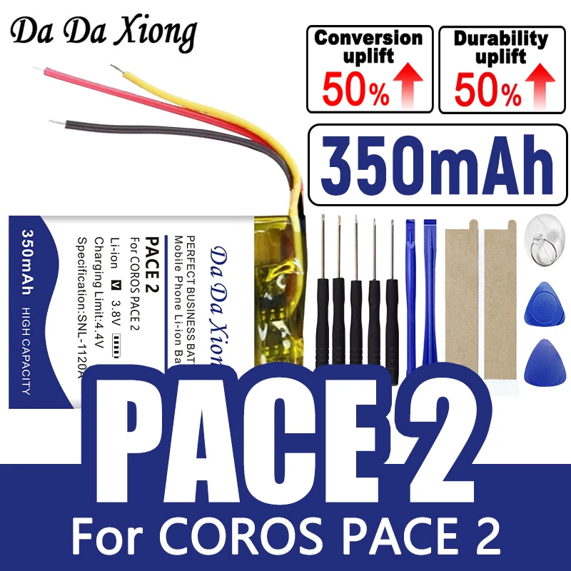 

Совершенно новый аккумулятор для умных спортивных часов COROS PACE 2 емкостью 350 мАч + бесплатные инструменты