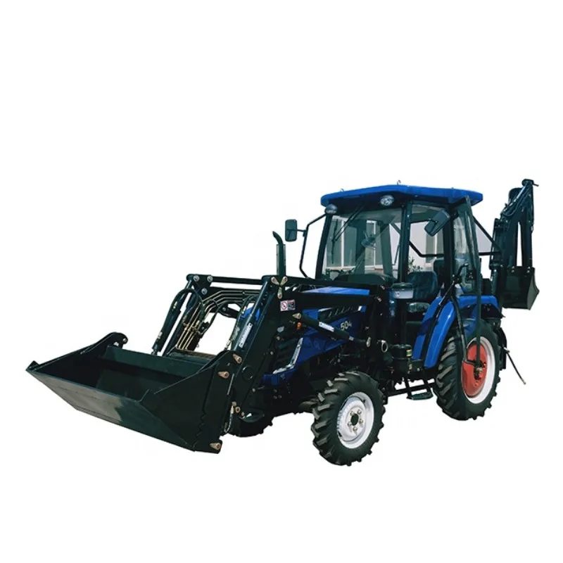 40hp 50hp tractor with front end loader and backhoe customized