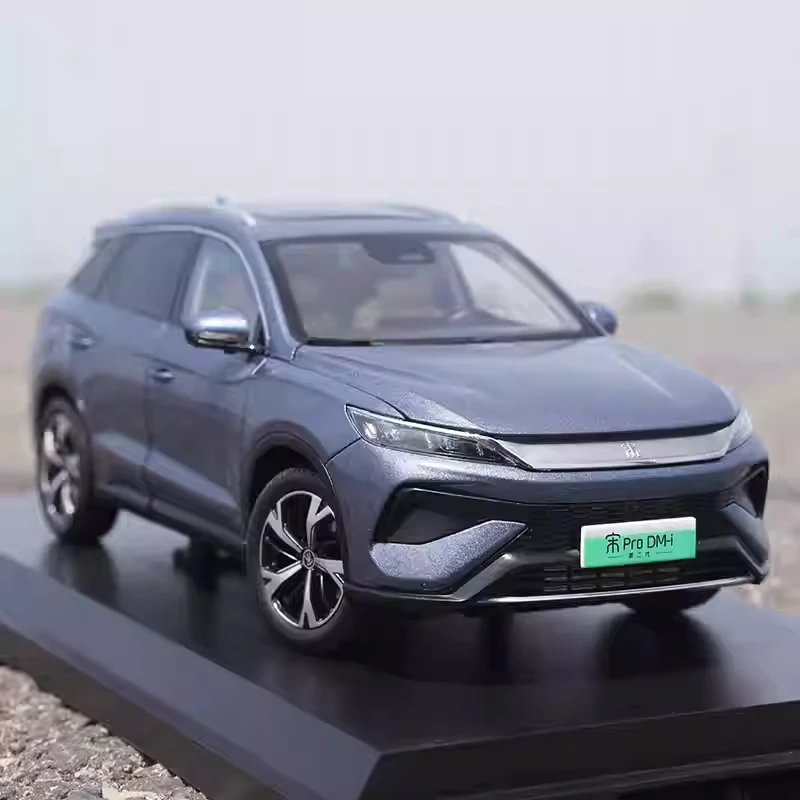 High Simulation 1:18 Original BYD Song Pro DM-i Second Generation Hybrid SUV Alloy Static Display Model