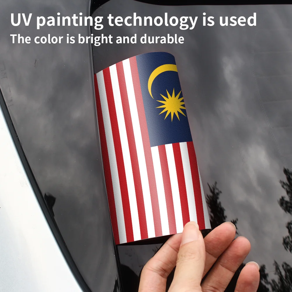 ملصقات شعار علم ماليزيا نافذة  - مراجعة Car Accessories Malaysia وسعره