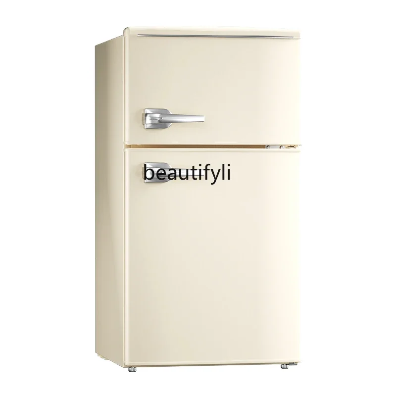 

A61 First-class energy-efficient household small dormitory energy-saving refrigeration and freezing single and double door retro