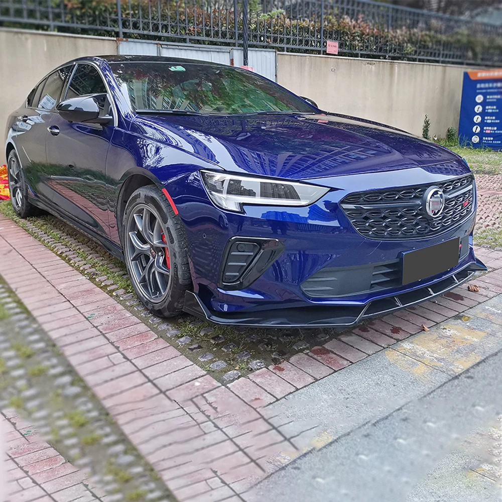 ForOpel Insignia GS 2020 28T Front Bumper Lip Chin Deflector Protector Guard Decoration Modified Trim Styling Body Kit Facelift