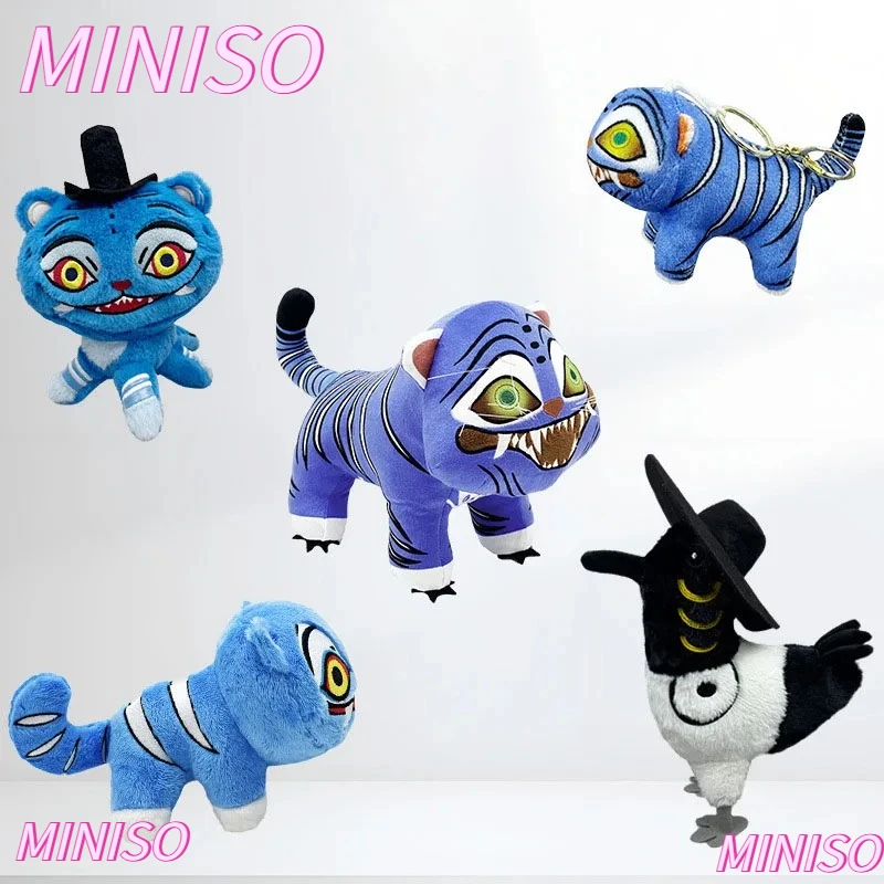 TreasuringU Nieuwe Kpop Demon Knuffels Game Hunters Tiger Knuffel Pop Blauwe Tijger Dieren Plushie Verjaardagscadeautjes