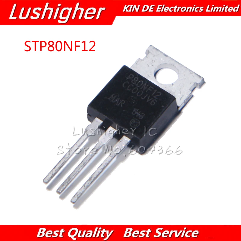 10PCS STP80NF12 TO220 P80NF12 TO-220