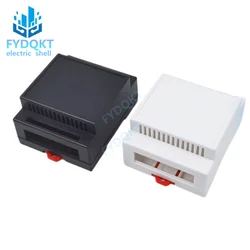 Manufacturer ABS plastic shell guide terminal box clamp rail shell 4-25 88*72*44MM DIN 35-Rail PLC Junction Boxes
