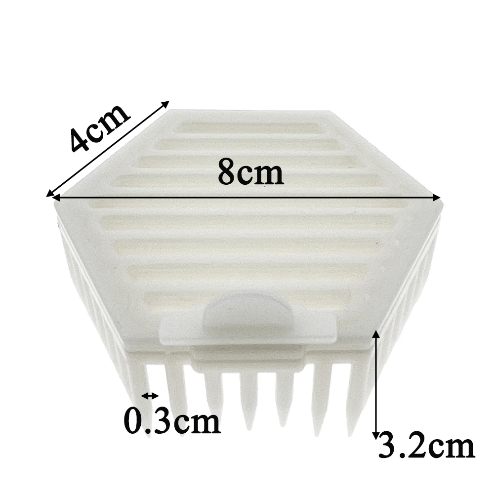 2PCS Queen Rearing Cage Plastic Introduction Hexagonal Type Press In push In Catcher Beekeeping Bee Tools Apiculture Supplies