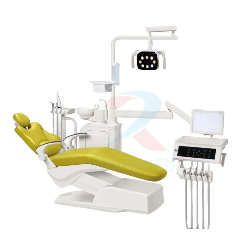 Teeth Chair for Teeth Care Treatment YJ-D680 Denal Unit Chair LED Light Denta Chair
