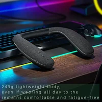 Altavoz Inalámbrico de Banda para el Cuello, Sonido Estéreo 3D, 12 Horas de Reproducción, Baja Latencia para Juegos/TV, Carga Rápida Tipo-C, Altavoz Portátil