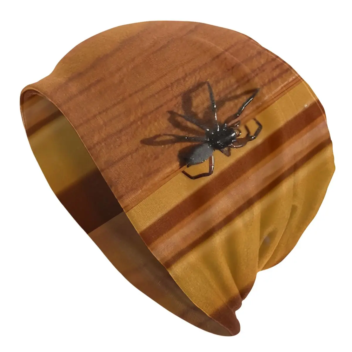 Tiny Spider On The Door Bonnet Homme Fashion Thin Skullies Beanies Spider Web Animal Caps For Men Women Style Hats