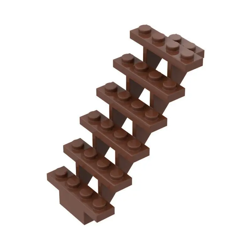 10 Stück DIY Bausteine Leiter 7x4x6 Dicke Figurensteine Lehrreiches Kreatives Spielzeug für Kinder Größe Kompatibel mit 30134 – Detail 4