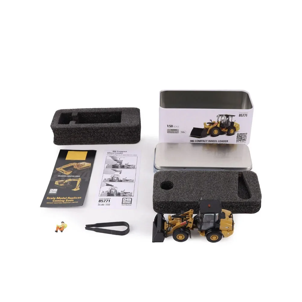 

Two Color! 1/50 Scale 906 Compact Electric Wheel Loader toy gift engineering vehicle collection model DieCast Masters DM 85771