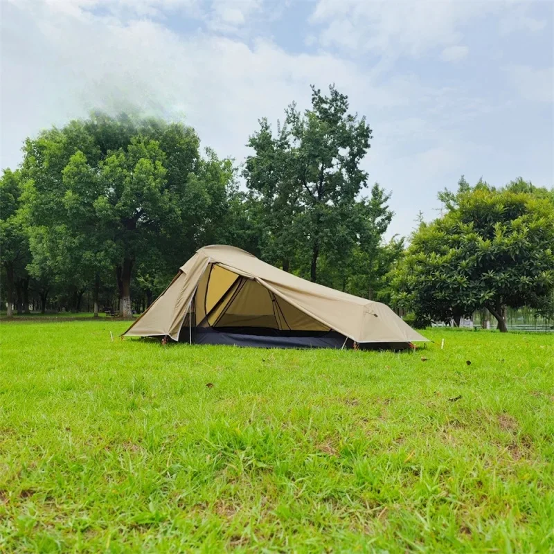 Lightweight Portable Hiking Tent, Easy Set Up Backpacking Outdoor Survival Accessory