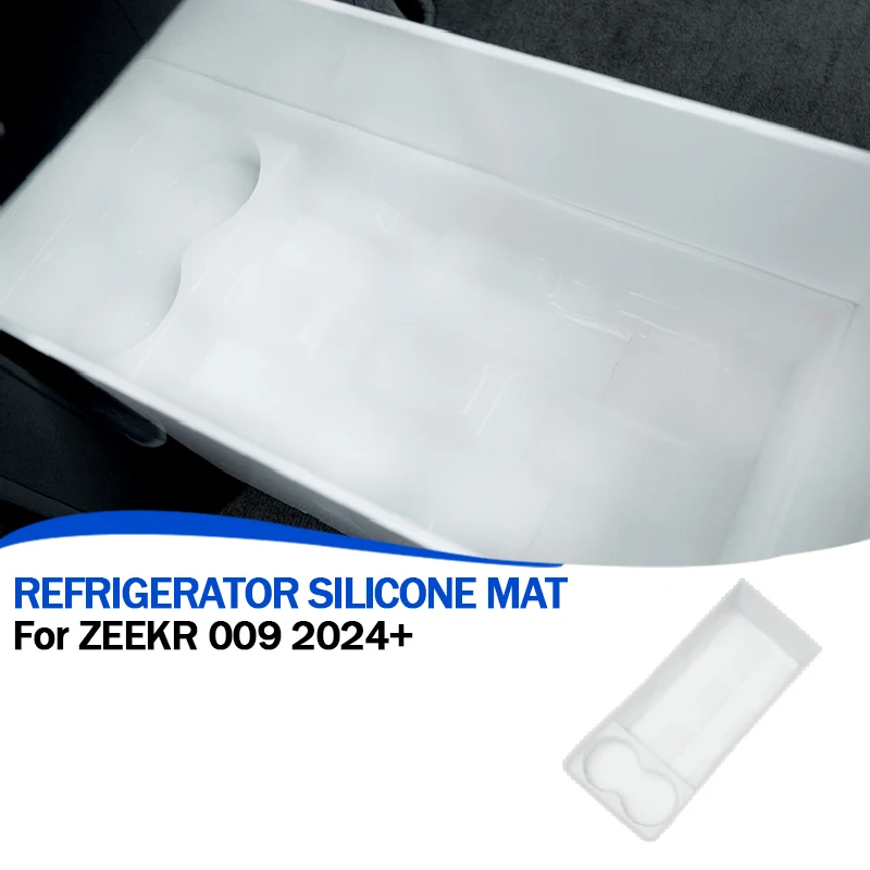 

Для ZEEKR 009 2022-2025 автомобильный холодильник силиконовый ящик для хранения держатель для напитков фиксированная сетка нескользящий ящик для хранения автомобильные аксессуары