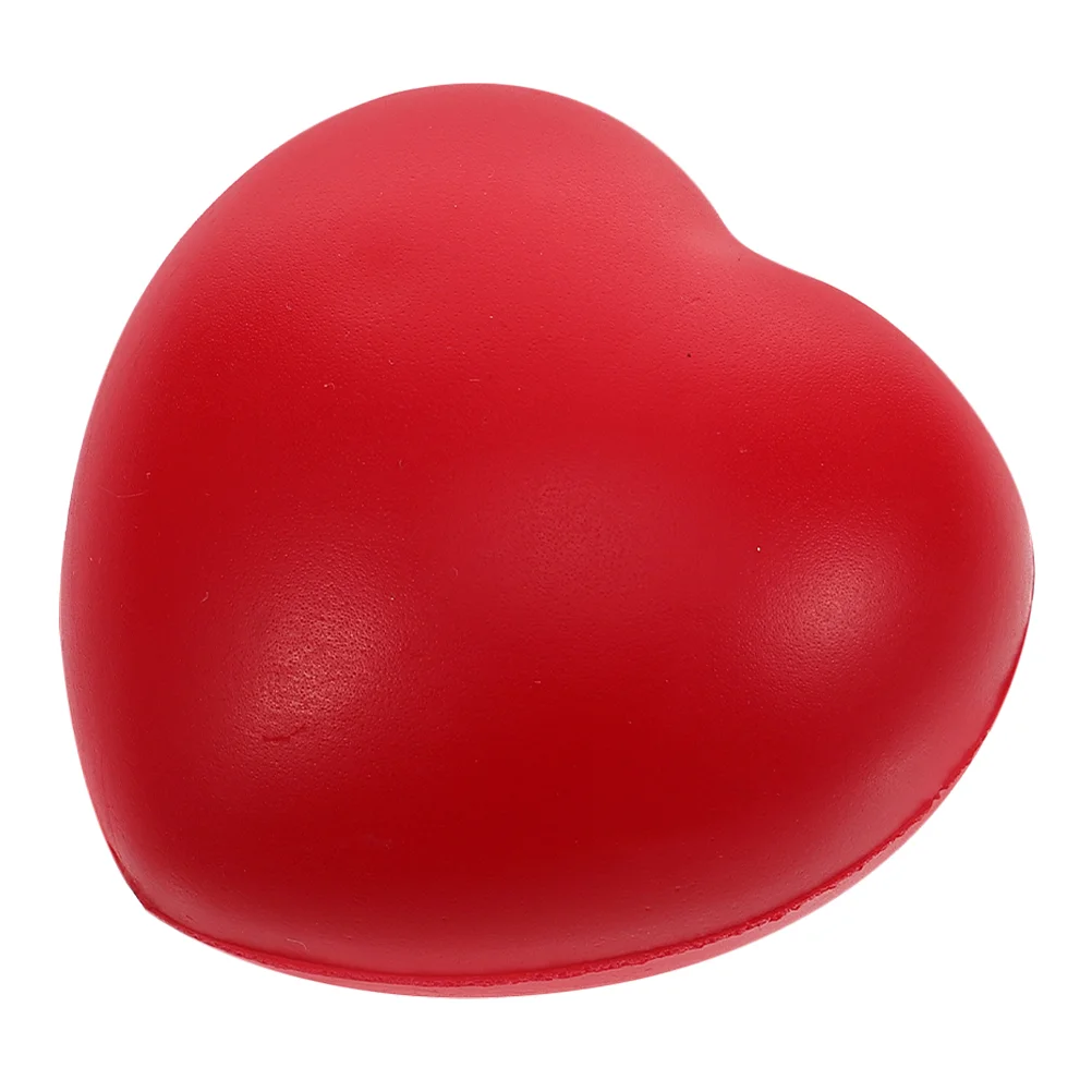 4 Pcs Love Vent Ball Heart Shaped Balls Toys Squeeze for Relaxation Stress Adults