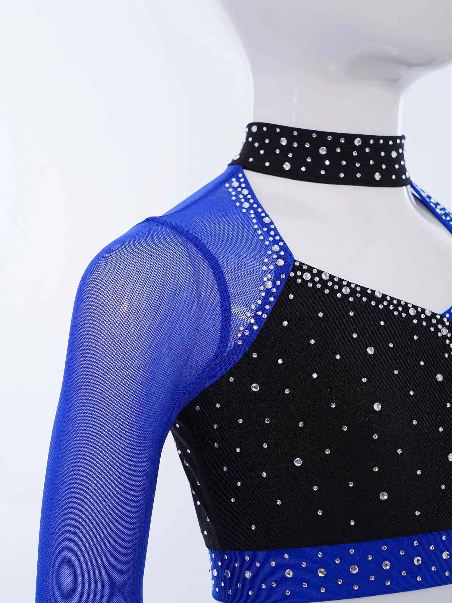 Novas meninas conjunto de dança latina roupas crianças dança latina cor bloco colheita topo + saia franjas cha rumba samba dança prática terno