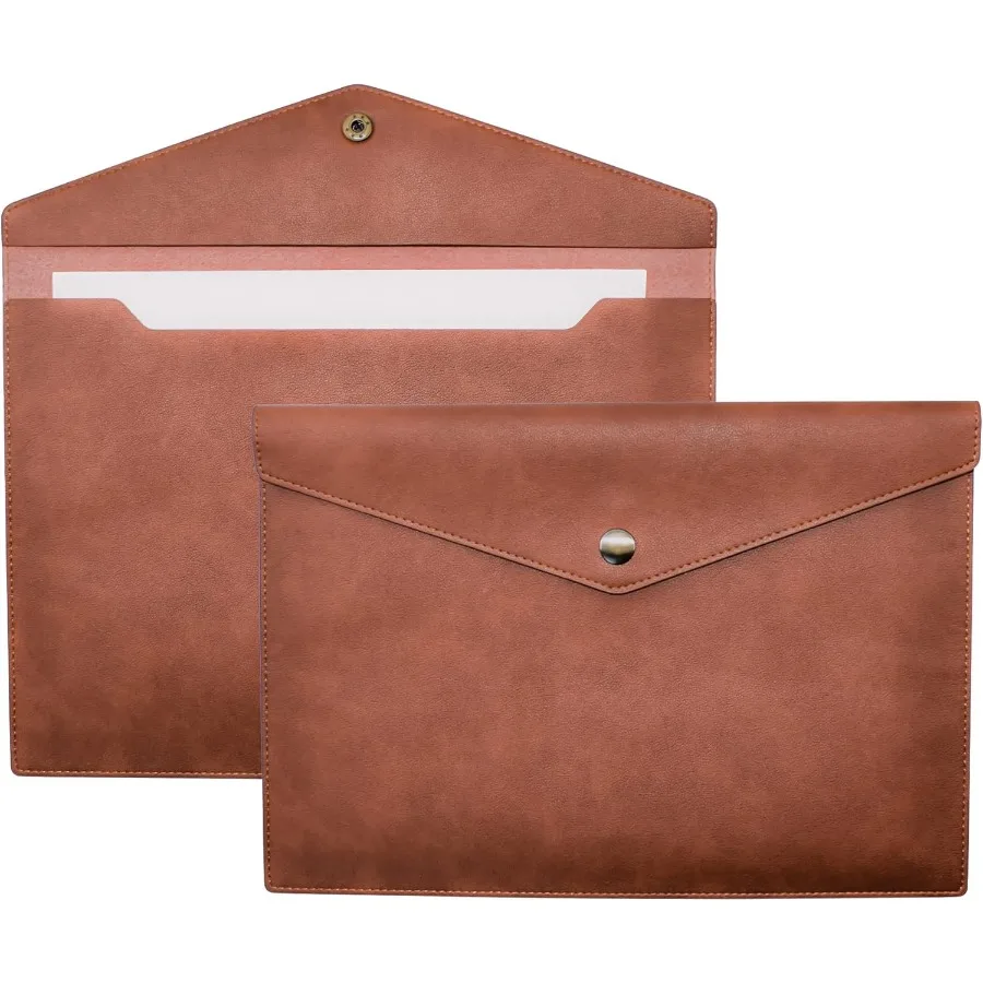 

Цельная папка для файлов из искусственной кожи формата А4, держатель для документов, конверт для файлов, водонепроницаемый портфель, органайзер для файлов для размеров Letter с