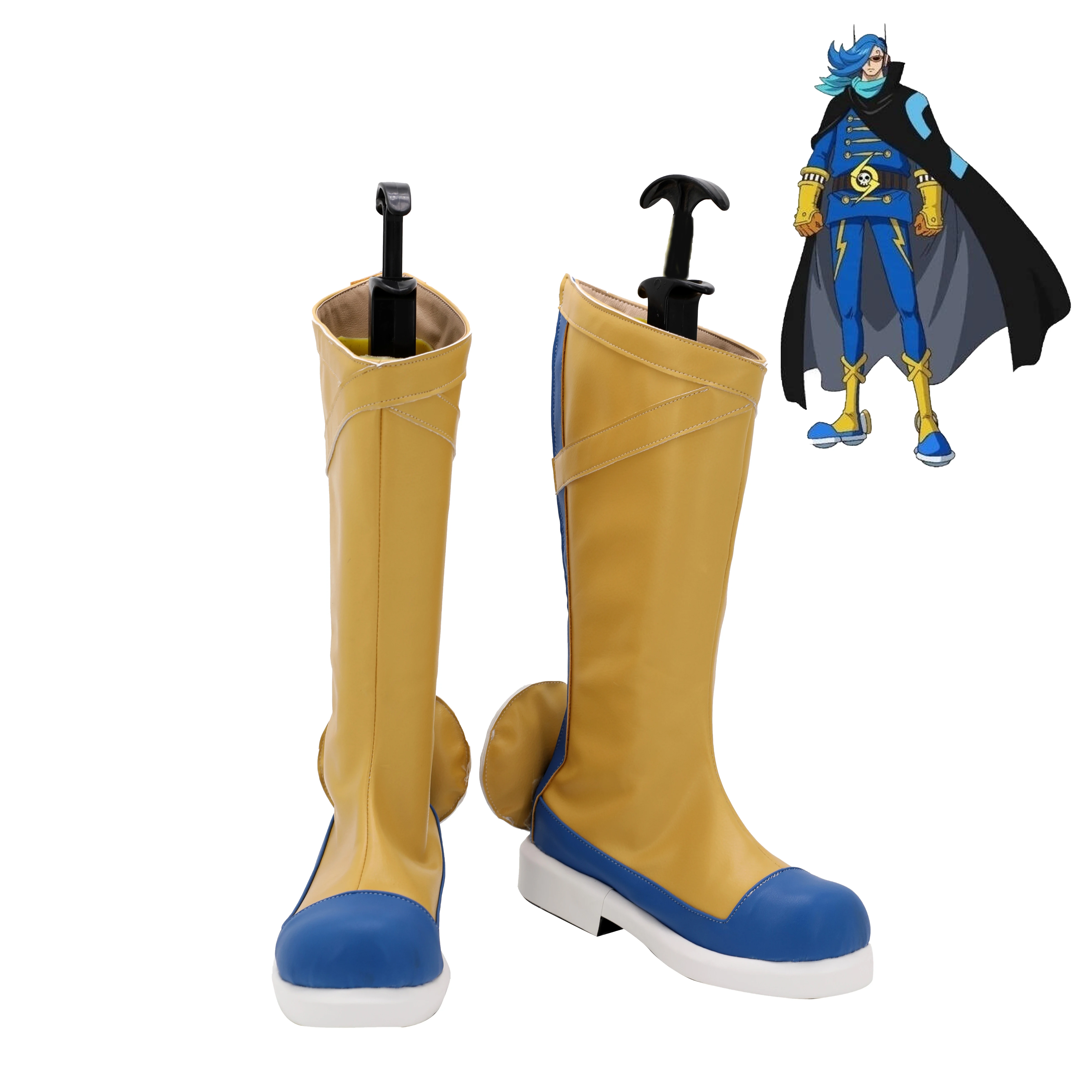 ONE PIECE Vinsmoke Niji Shoes Cosplay Men Boots