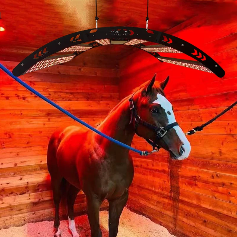 KingBrite Remote Control 700Watt Grow Version Equine Solarium Red Light Therapy Infrared for Horse Full Body Horse Accessories