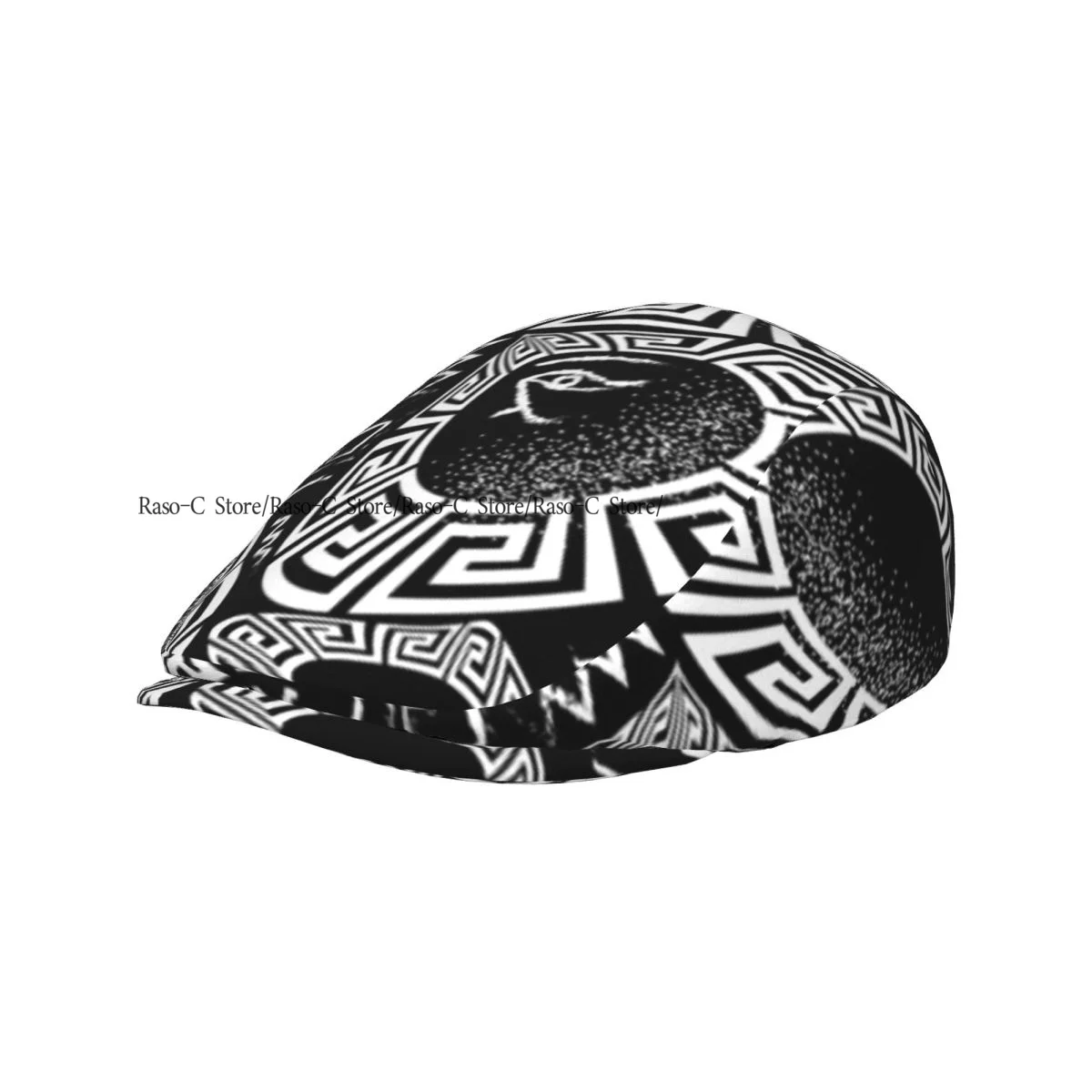 Spring Summer Adult Flat Cap Greek Geometric Unisex Newsboy Ivy Cap Light Thin Forward Beret Outdoor Hat