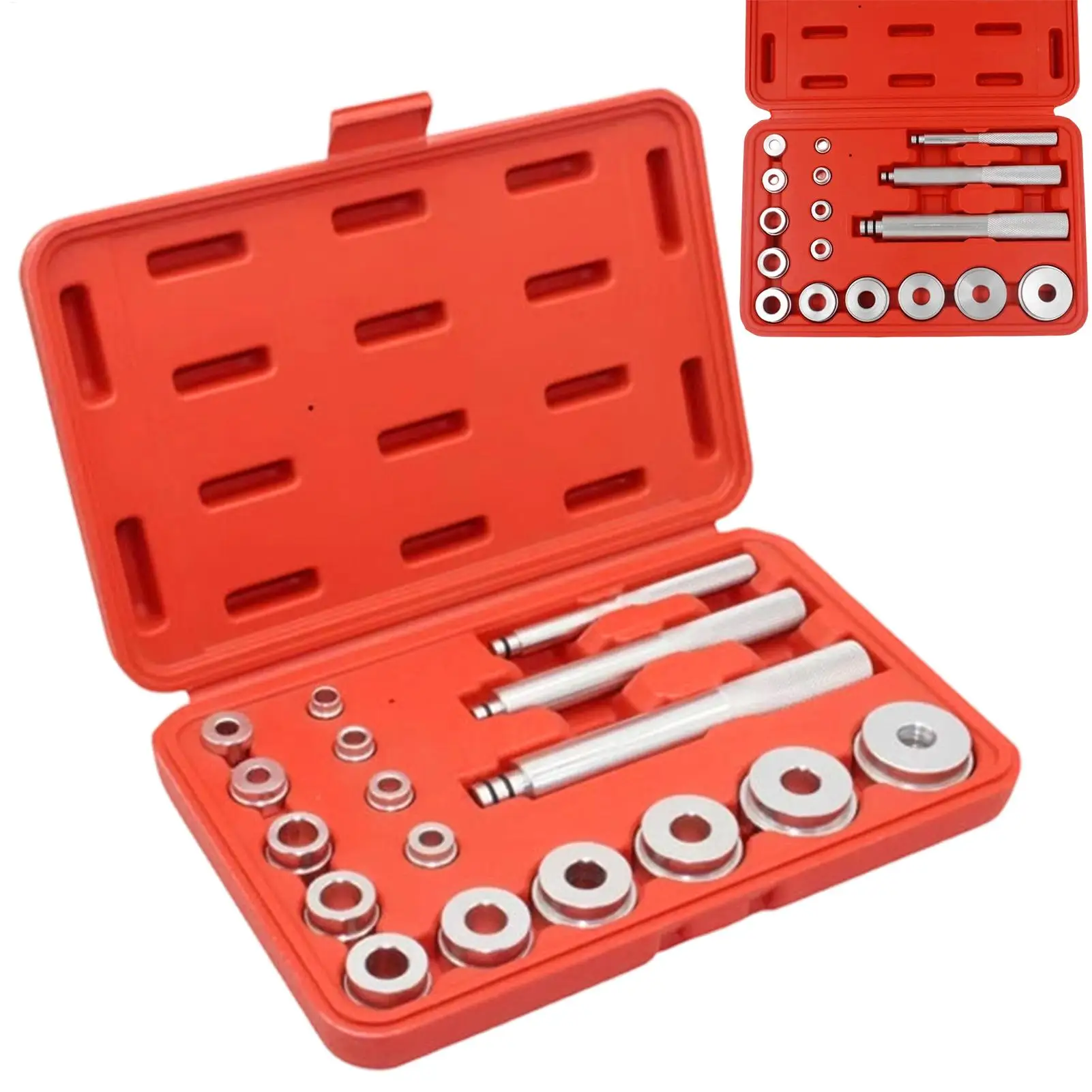 

Alloy Bearing Installer Kit Precision Bearing Driver Seal Tool Set for Motorcycle Sedan Auto Garage Repair Shop Professional