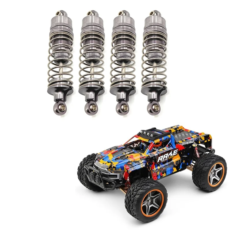 1 Juego de amortiguador de aceite de Metal para Wltoys 104016 104018 1/10 accesorios de piezas de coche RC, 6