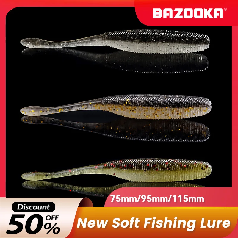 

Silicone worm soft fishing lure 2.4g 4.7g 6.4g Artificial rubber Earthworm baits Flexible Lures Pesca Jig Trout Jig soft bait