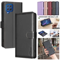 Wallet Flip Anti-theft Case For Samsung Galaxy A12 5G A12s Nacho SM-A125F A127F A 12 Leather Cover RFID Blocking Protective Bags