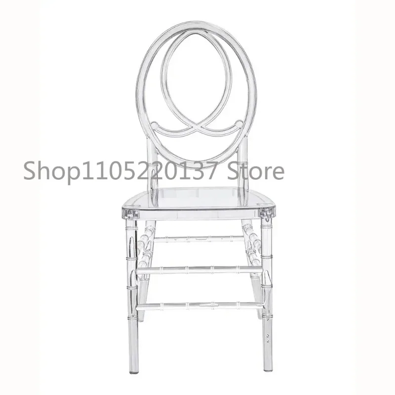 1pcs Wholesale Transparent Clear Crystal Chiavari Chairs Acrylic Wedding Chairs for Party Events
