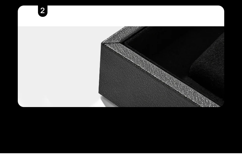 Oirlv 12-Fächer Schmuck-Organizer-Tablett Schwarz Ring Ohrring Armreif Halskette Anhänger Schmuck-Präsentationstablett Samt-Schmuck-Organizer – Detail 11