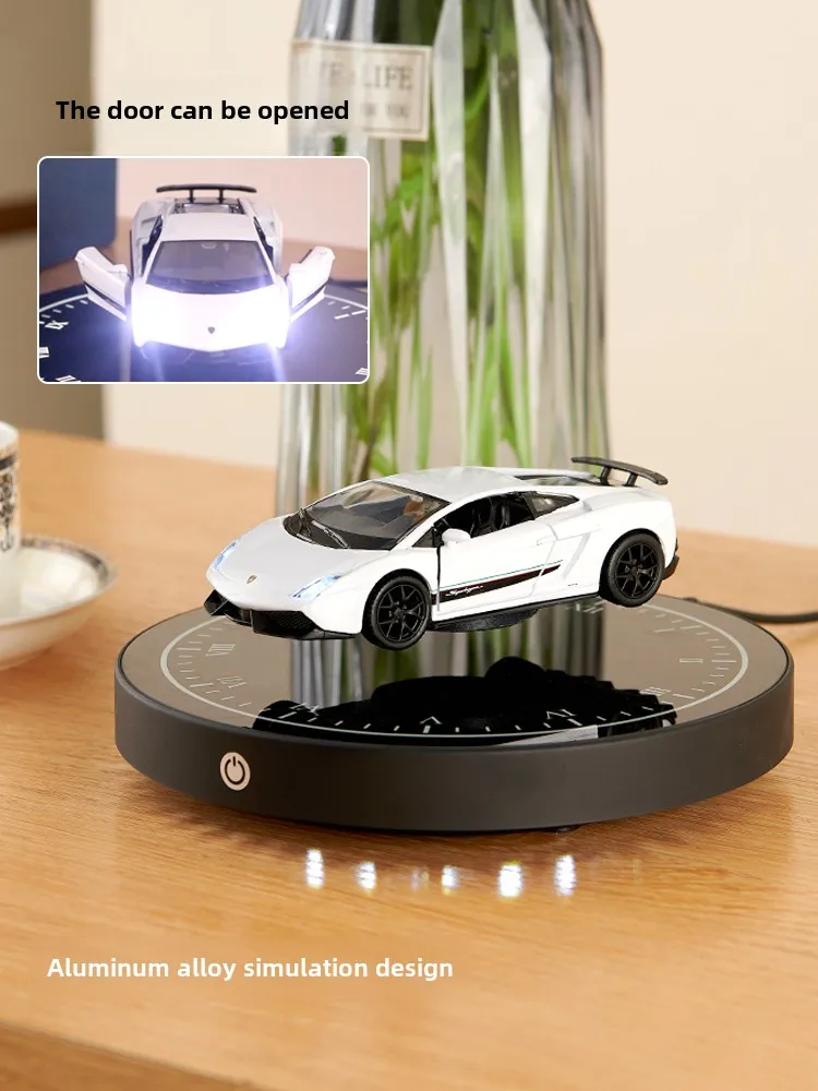 Maglev-Modèle de voiture de sport en alliage pour garçons, modèle audio Porsche authentique, ornement créatif, cadeau de Noël et d'anniversaire