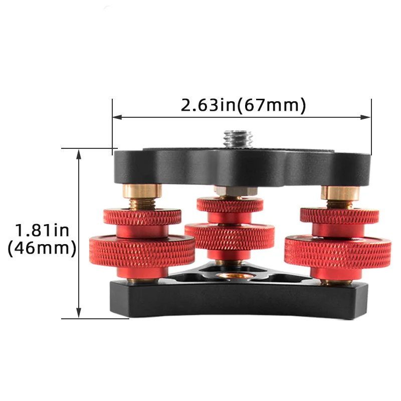 Tripod Head Speedy Leveling Base Horizontal Adjustment Base FOR Canon Nikon DSLR Camera Tripod and Monopod