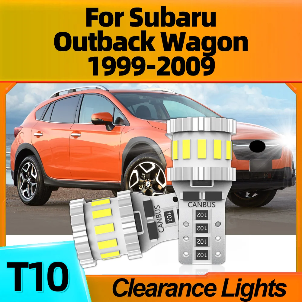 

2Pcs W5W T10 LED Clearance Light 6000K Plug-N-Play For Subaru Outback Wagon 1999 2000 2001 2002 2003 2004 2005 2006 2007 08-2009