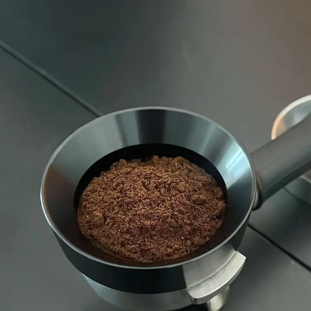 Coffee Portafilter Dosing Ring Magnetic Stainless Steel Espresso Powder Funnel Anti Spill Barista Preparation Tool