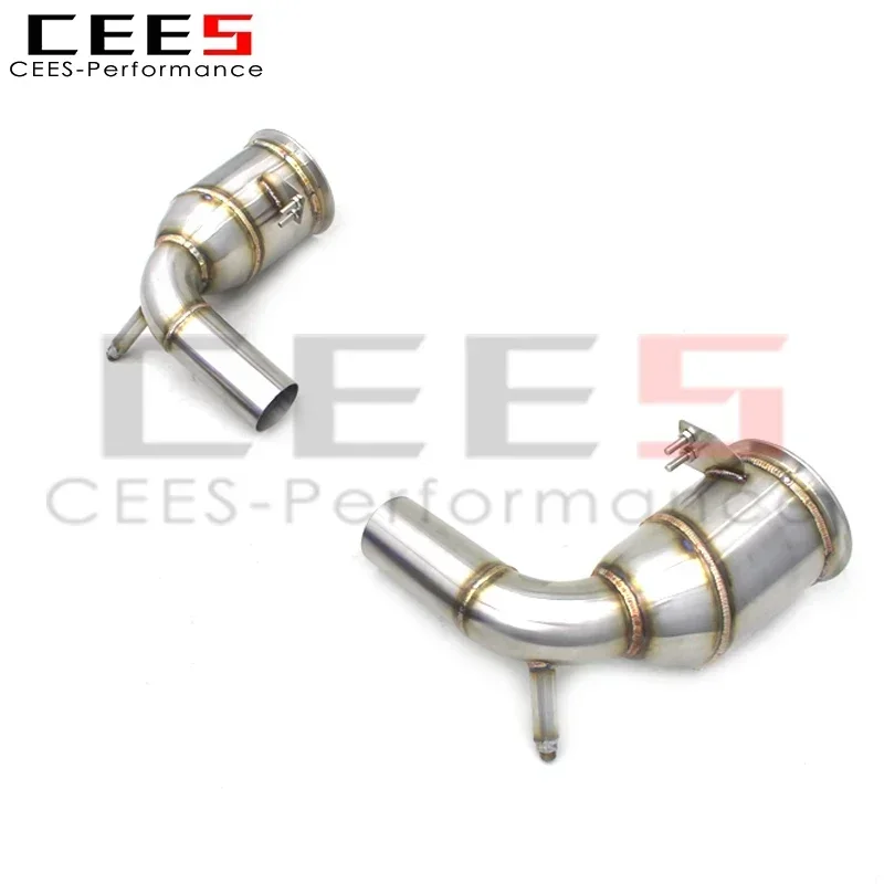 CEES Exhaust Manifold for Porsche 911 992 GT3 4.0 2017-2023 Without Catalyst Catless Downpipe Exhaust Pipe