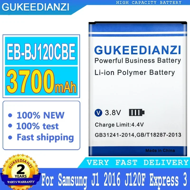 

Аккумулятор GUKEEDIANZI для Samsung Galaxy Express 3 J1 2016 SM-J120A SM-J120F SM-J120F/DS J120 J120h J120ds EB-BJ120CBU EB-BJ120CBE