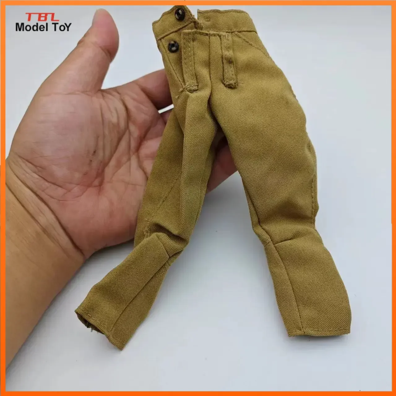 1/6 Scale WWII Sergeant Pants Officer Trousers Model for 12in Action Figure Doll Body Toys Accessory