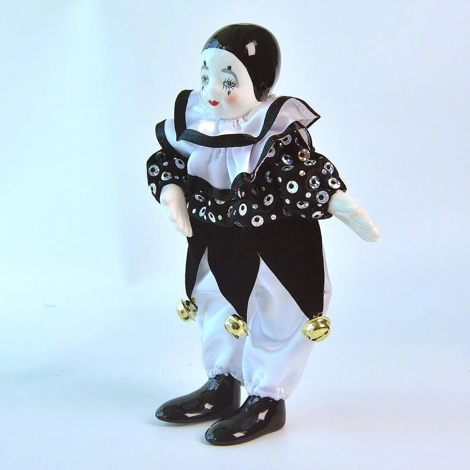 Clown Doll Figurine Decorative Statue Halloween Decoration Art Crafts Tabletop