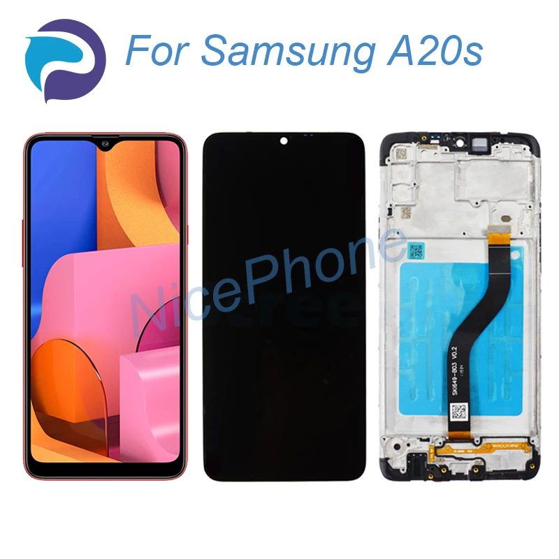 

For Samsung A20s LCD Screen + Touch Digitizer Display 1560*720 SM-A207F/MO A20s LCD Screen Display