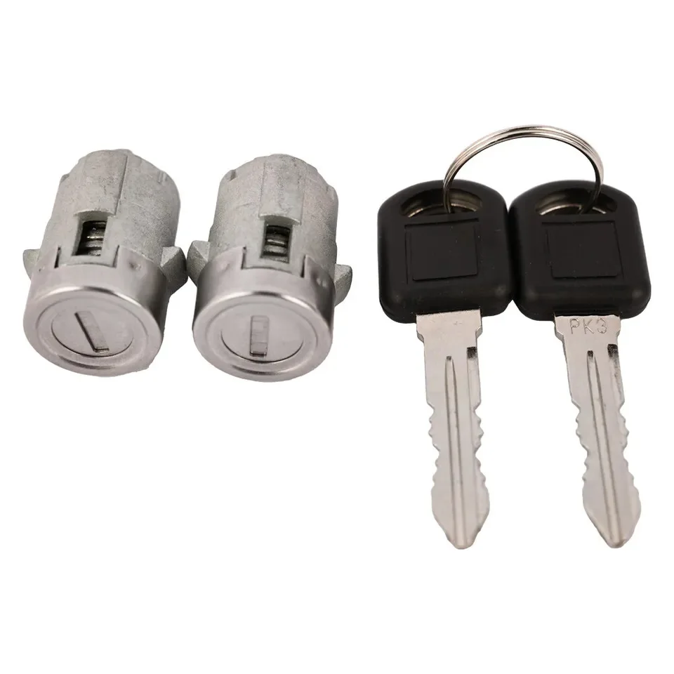 1Pair 707835 706592 15298923 15298924 Front Left & Right Door Key Lock Cylinder Set For CHEVROLET Cadillac GMC Oldsmobile