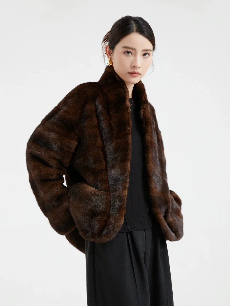 Mink Whole Mink Fur Jacket Women's Mink Coat