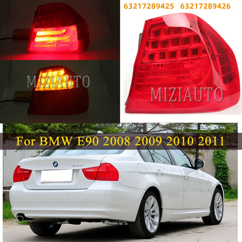 Fanale posteriore per BMW serie 3 E90 2008 2009 2010 2011 LED fanali posteriori lato sinistro/destro Stop indicatore di direzione fendinebbia freno