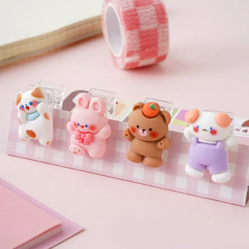 4 шт./набор, зажимы для бумаги