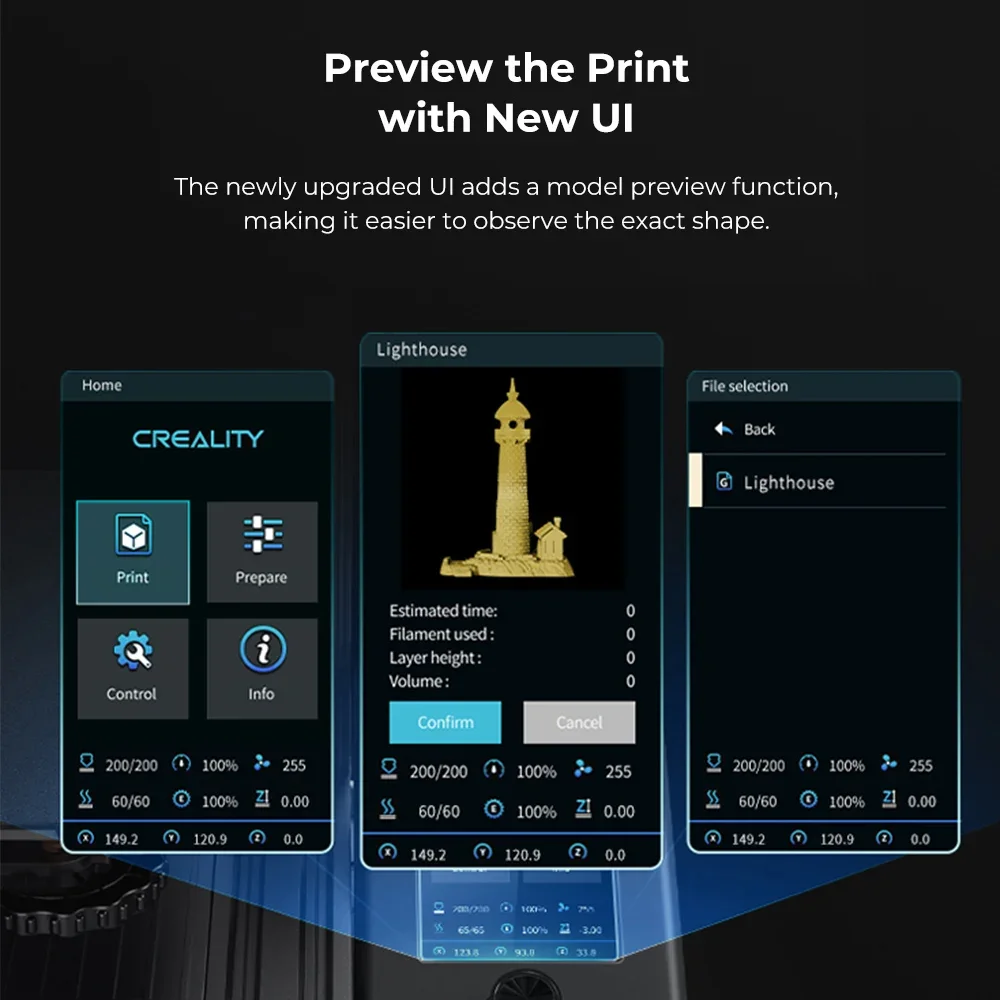 Creality Ender 3 V2 Neo 3D Printer with CR Touch Auto Leveling Kit PC Spring Steel Platform Full-Metal Extruder, 95% Pre-Install