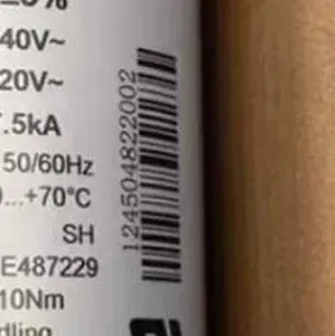 Brand new original B32373A4207j040 440vac 200uf film capacitor 76x247mm