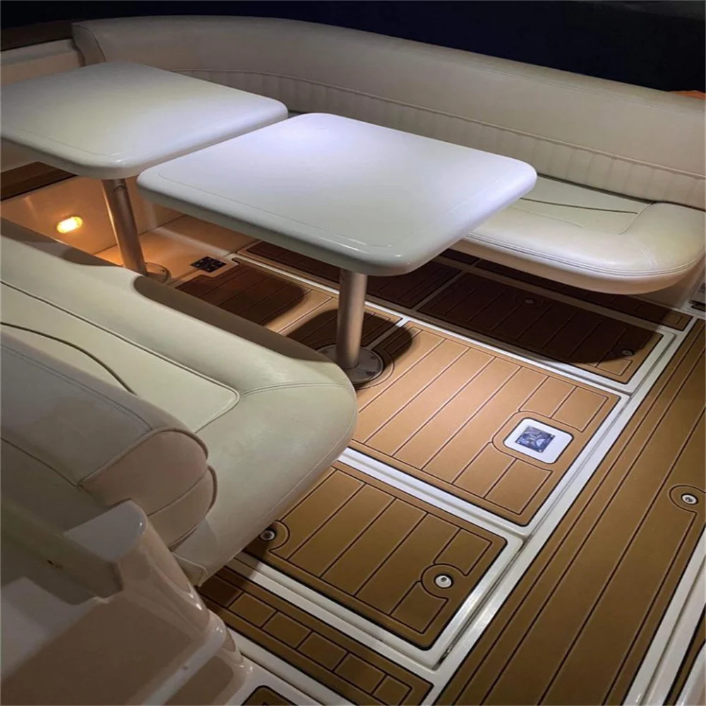 Swim Platform Cockpit Pad Boat EVA Teak Floor For 2000 Cruisers Yachts 3075 Express