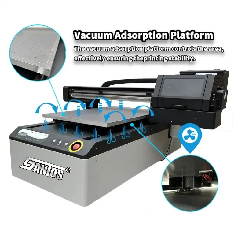 Vacuum adsorption platform 60*90cm UV flatbed printer Hosonsoft board for glass acrylic printing mug water-proof printing color
