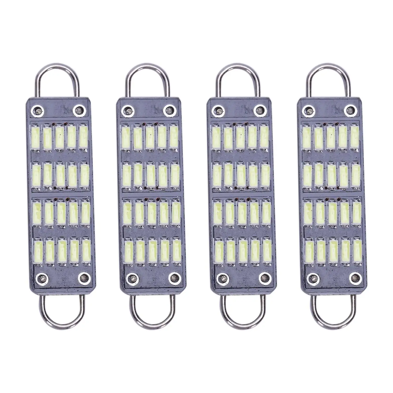 Bulb 44mm Bright White Festoon Led Bulb,20 Smd Rigid Loop 1.73 Inch